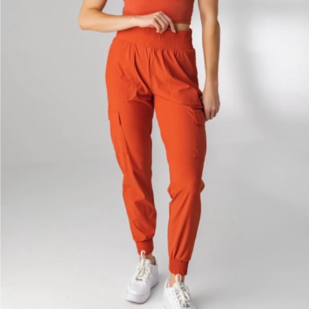 Balance Athletica Orange Track Joggers